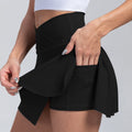 High-Waisted Sports Skirt with Built-in Shorts – Yoga & Tennis Activewear for Women
