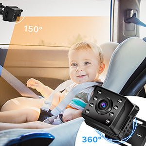 4.3" HD Car Baby Monitor - Easy install Rear Seat Camera For Parents