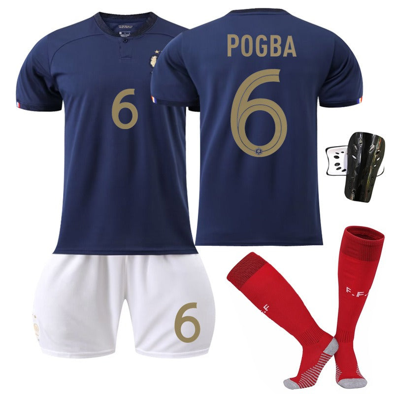 France National Team Jersey Set – World Cup Edition (Mbappé #10, Benzema #19, Dembélé #11, Giroud #9)