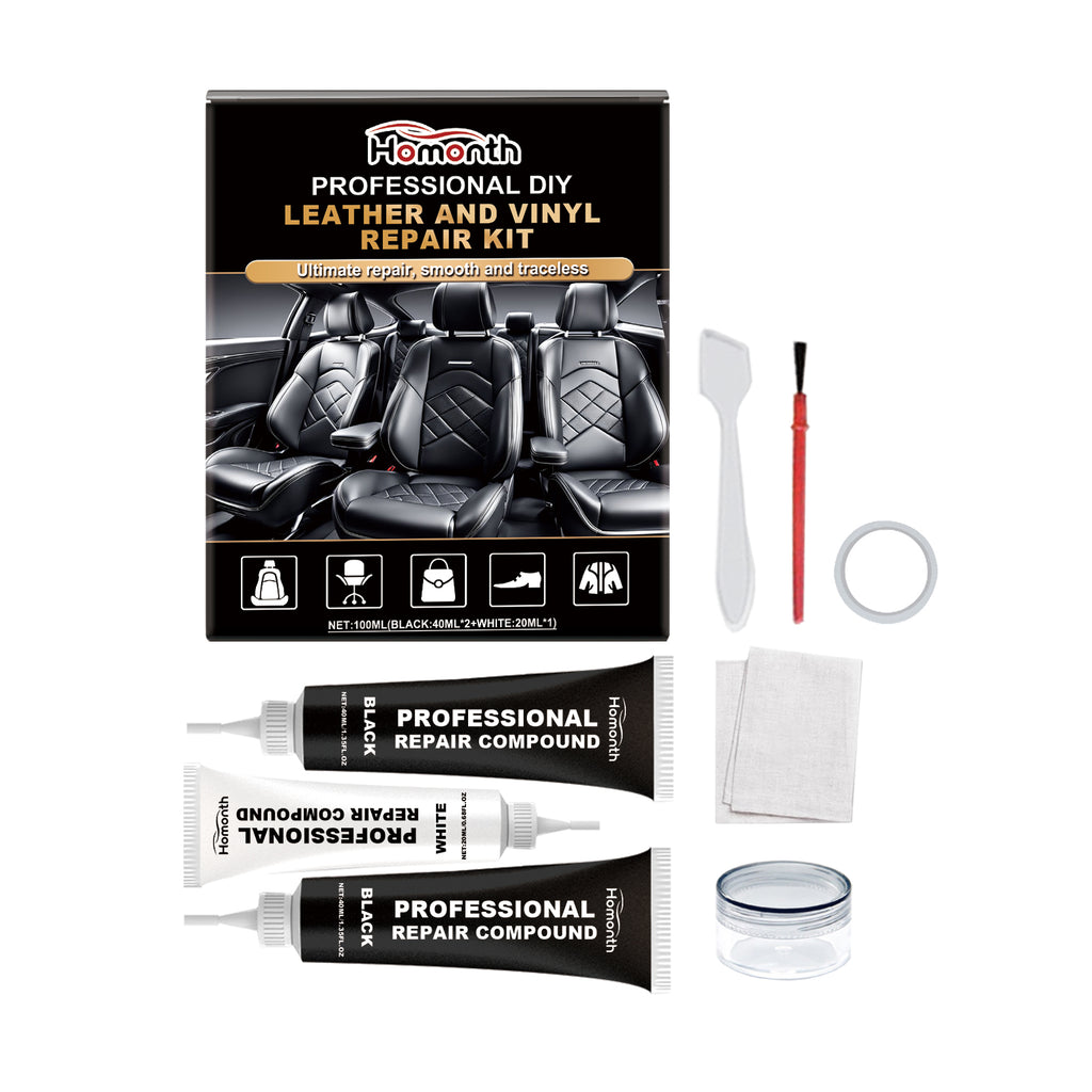 Leather Seat Repair Kit – Restore Cracks, Scratches & Faded Color in Minutes