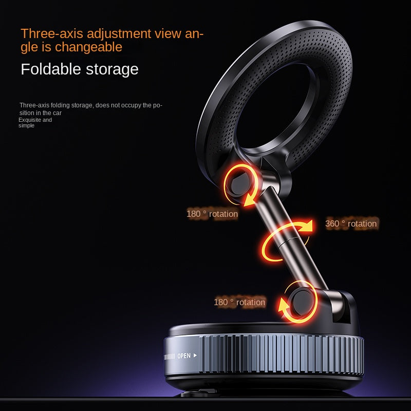 Magnetic Car Phone Holder – 360° Strong Grip for Dashboard or Air Vent