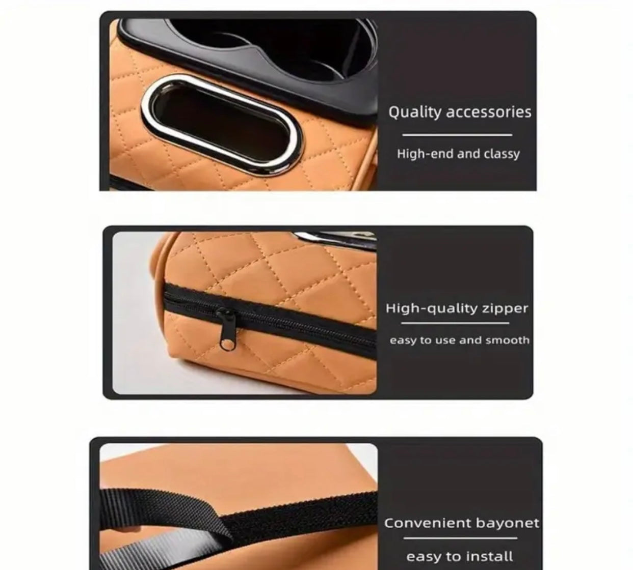 Luxury Car Armrest Storage Box – Heightening Pad with Cup Holder & Organizer